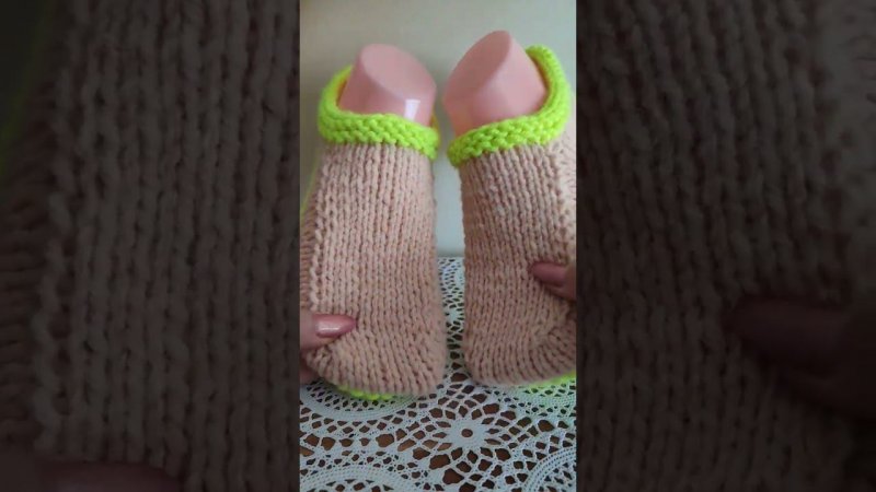 жмите на фото под видео #crochet #knitting #handmade #вяжемтапочки