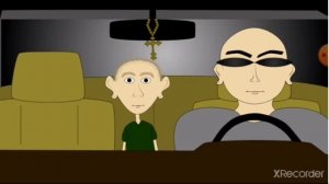 поездка в такси-уродливая анимация