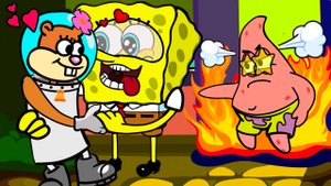 Spongebob Love Story | Губка Боб влюбился в Белку Сэнди но ему помещал Патрик | Sad Story Animation