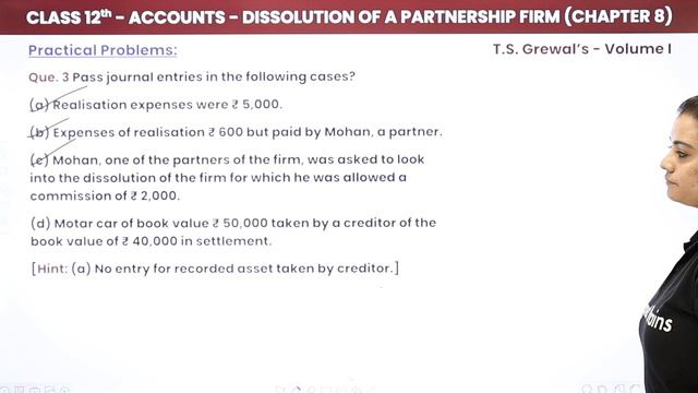 Dissolution of a Partnership Firm - Practical Problems 1 to 6 | Class 12 Accounts Ch 8 (2022-23) смотреть онлайн