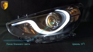Тюнинг LED оптика фары Хендай Солярис / Headlights Hyundai Solaris
