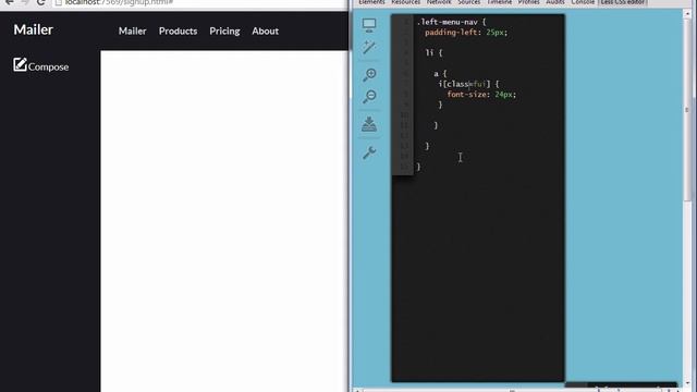 How To Use LESS in the Creation of a Vertical Menu смотреть онлайн