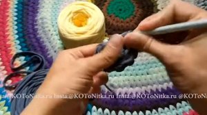 МК вязаный СЛОН из трикотажной пряжи DYI crochet elephant Kotonitka.ru