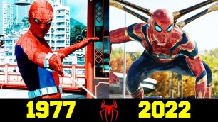 🔴 Человек-Паук - Эволюция в Кино (1977 - 2022) 🔥!