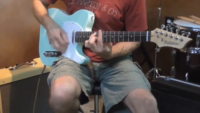Pellittiere Guitars Mint Green T-Style Electric Guitar Sound Demo смотреть онлайн