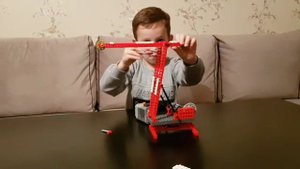 Подъемный кран из конструктора LEGO Education WeDo 9585