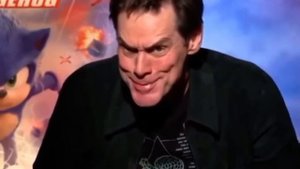 Джим Кери показывает лицо Гринча  Jim Carey doing the grinch face