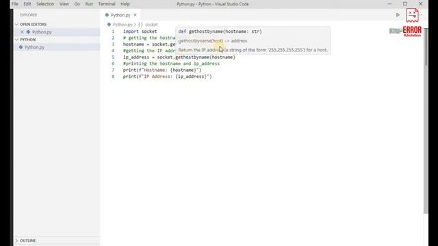 fun python projects for beginners | find IP using python | python programming [python]