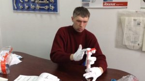 Обзор шар крана с нижней подачей от чешской компании Alca Plast,модель A18 1/2"