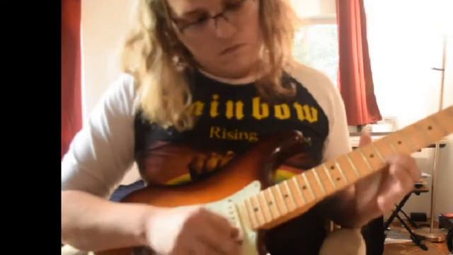 D Minor Backing Track with Mexican Fender Stratocaster HSS смотреть онлайн