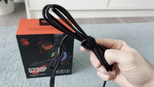 Обзор игровой гарнитуры Bloody G230p c подсветкой NEON