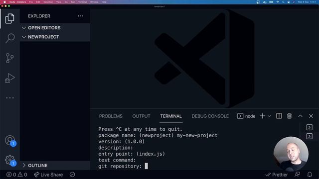 DevTips Daily: Setup a JavaScript project with the npm init command