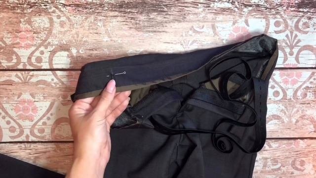 Как пришить резинку на брюках