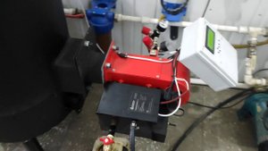 Котел автоматически EcoBoil 75 кВт на СТО 1000 кв м  Горелка автомат