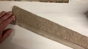 Молния на планке за три минуты. Короткий урок  шитья для новичков.