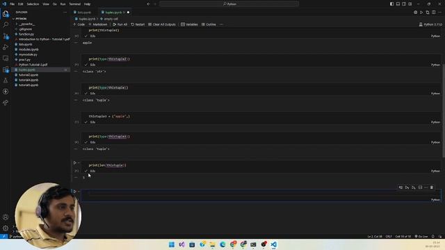 Python for Beginners: Exploring Tuples | Step-By-Step Tutorial - Part 10 ?