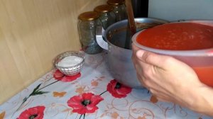 Как приготовить очень вкусный домашний ТОМАТНЫЙ СОК на зиму