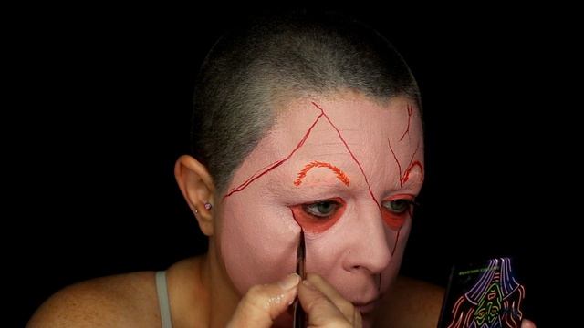 Chucky Halloween Makeup Tutorial | Nicole Chantell смотреть онлайн