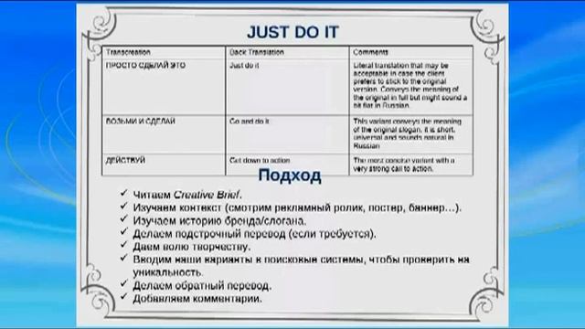 Вебинары UTIC-2013. Перевод рекламных текстов смотреть онлайн
