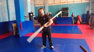 РАЗМИНОЧНЫЕ УПРАЖНЕНИЯ С ПОСОХОМ