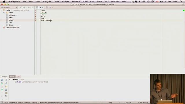 Git Merge • Git integration with Intellij (Kirill Likhodedov) смотреть онлайн
