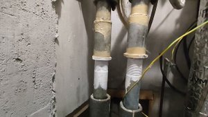 Устраняю коррозию стояка