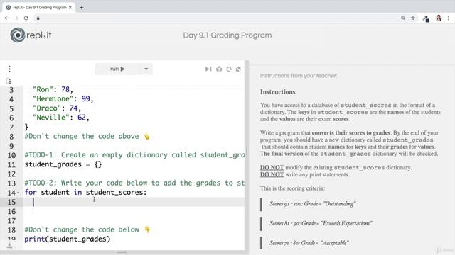 Day 9 - Dictionaries, Nesting and the Secret Auction 3 [Interactive Coding Exercise] Grading Program
