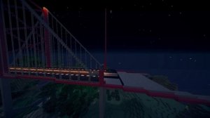 Speed Build - Golden Gate (Мост "Золотые Ворота") - Minecraft