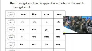 KG2 Orange   English   Semester 2 Exam Review Worksheet