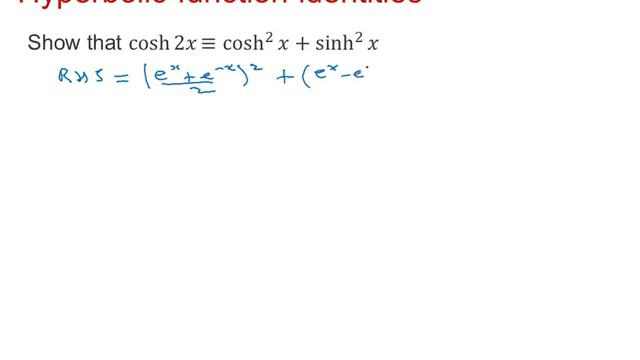 Edexcel Core Pure: Hyperbolic functions 1-3