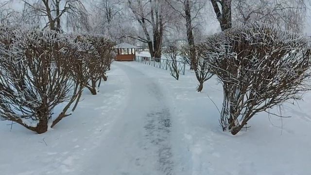 ?Зимняя прогулка по г. Коммунар, Ленинградская обл.,10 февраля 2021г?