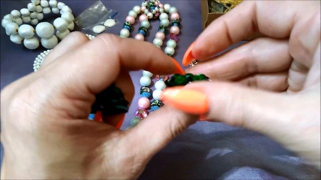 9. Винтажная бижутерия от Unique_Antiques Elena. Распаковка новой посылки! смотреть онлайн