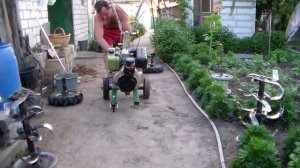 Транспортные колеса на мотоблок из тормозных барабанов