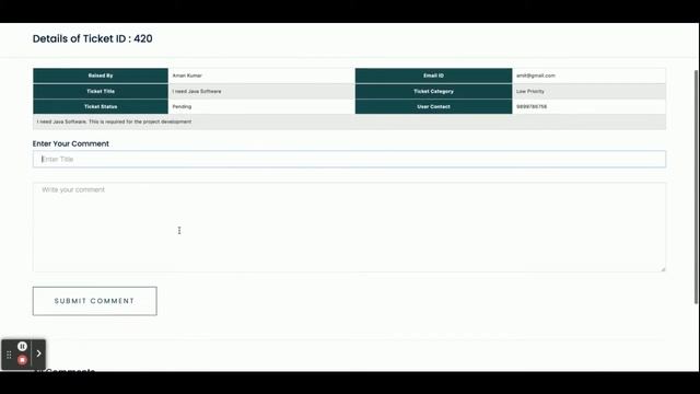 Helpdesk Ticketing System | Spring Boot Angular Project Tutorial | Spring Boot CRUD Project