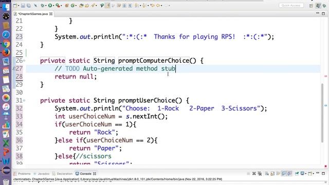 Java Rock Paper Scissors (Part 2) смотреть онлайн