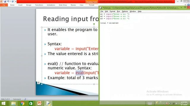 Read Input From The User | Python Programming Language | EduTut | Learn Easily in Tamil