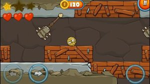 Красный шарик Ball Tales спасает сокровище. Игра Red Ball. Прохождение игры Red ball Tales Old mine