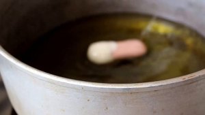 Сосиски в кляре осьминожки