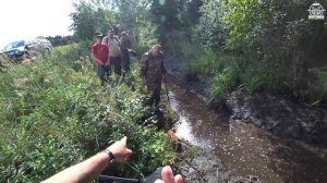 Охота #197 на бобров с пистолетами, трактором, собаками