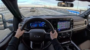 2023 Ford F-250 King Ranch Super Duty 6.7L V8 Diesel Crew Cab - POV Driving Impressions