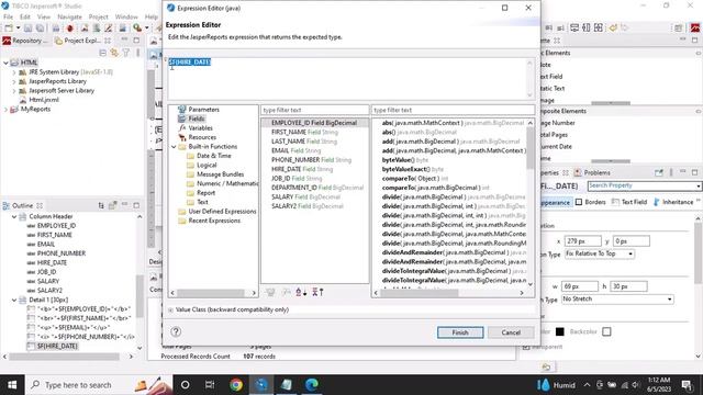 Use Markup html in jasper report