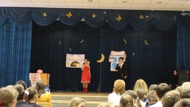 Постановка "Стрекоза и Муравей". Алина Забигайло, 5-В и 6-В. смотреть онлайн