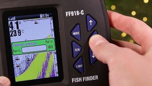 LUCKY FF918-C100DS Цветной экран Проводной эхолот Двухчастотный 328 футов