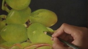 Colored Pencil Demo - Bowl Of Grapes: Coloring the Green Grape | Siti Nuriati Studio