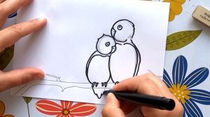 Как нарисовать попугая | Урок рисования. Птичка | How to draw a #parrot