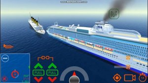 RMS Titanic VS Cruise Ship - Ship Handling Simulator - Ship Mooring 3D