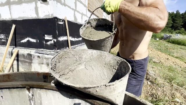 Изготовление армированного Ж/Б кольца на стройку своими руками смотреть онлайн