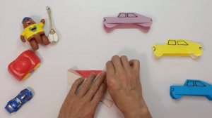 Origami. Paper cars. Оригами. Бумажные машины. Машины из бумаги.