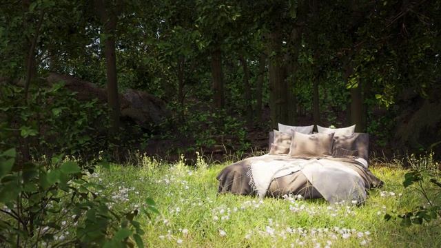 СОН в летнюю НОЧЬ / ЛЕСНАЯ поляна / ПРИСНИЛОСЬ лето / КРАСИВАЯ музыка / ПЕНИЕ птиц / Звуки ЛЕСА...