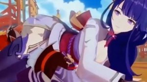 Genshin girl does face fart squish finishing move